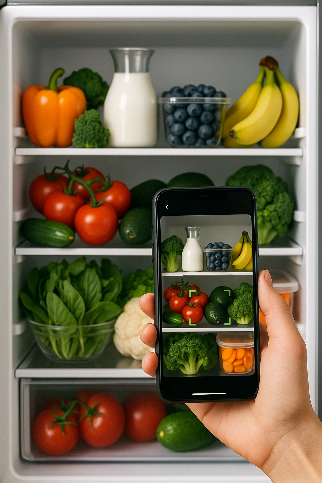 Step 1: Scan your fridge with AI