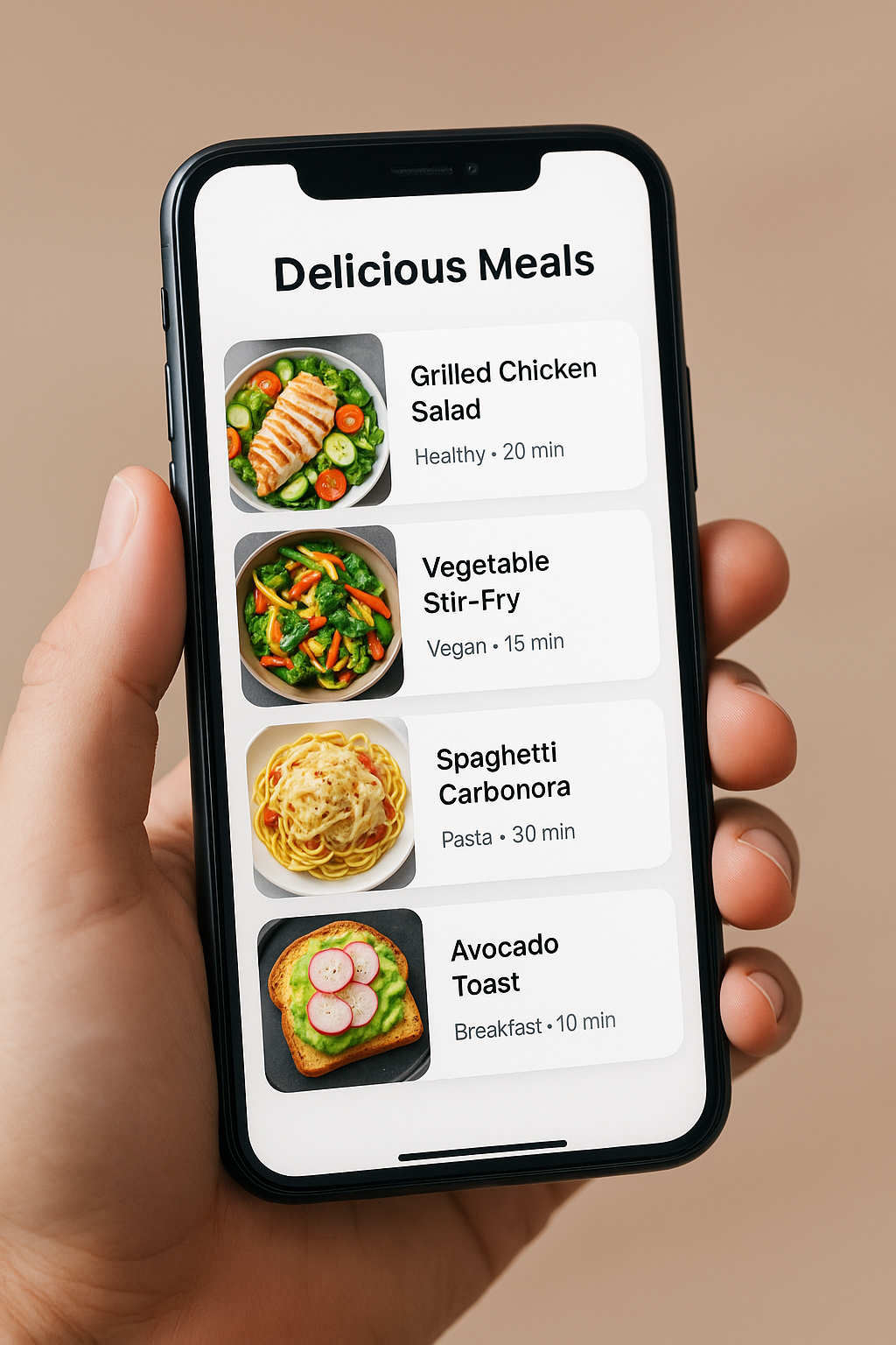 Step 2: Get personalized recipe recommendations